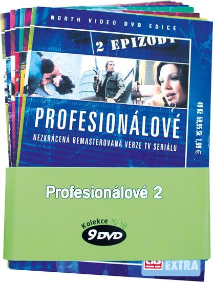 neuveden: Profesionálové 2. - kolekce 9 DVD