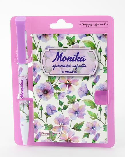 neuveden: Magnetický bloček s propiskou MONIKA neuveden: Magnetický bloček s propiskou MONIKA