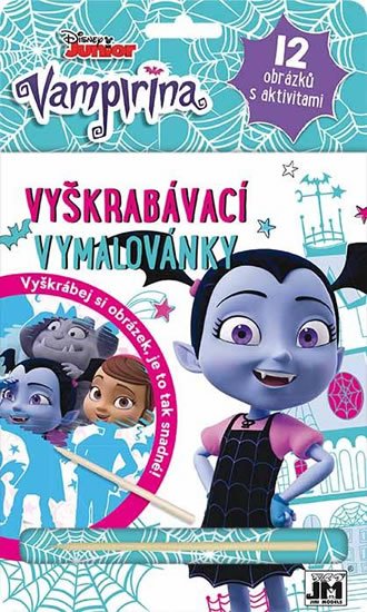 neuveden: Vampirina - Vyškrabávací vymalovánky