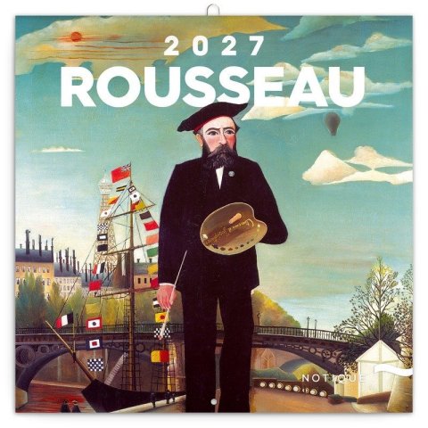 : Kalendář 2027 poznámkový: Henri Rousseau, 30 x 30 cm