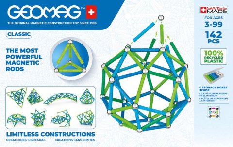 neuveden: Geomag Classic 142 dílků