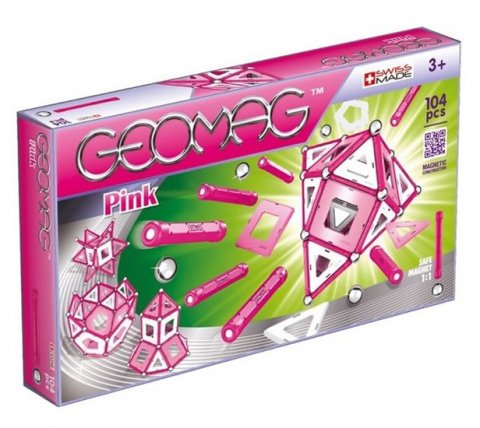 neuveden: Geomag Pink 104 dílků