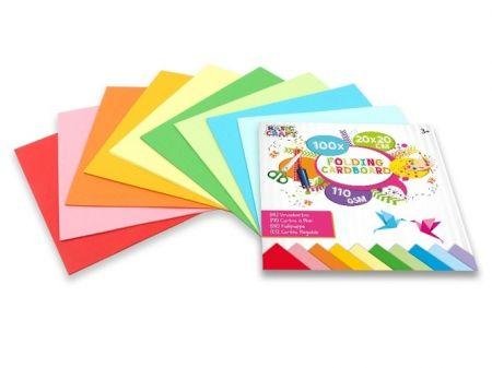 neuveden: Grafix Sada barevných papírů 20 x 20 cm,110 g/m2 - 50ks