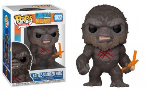 neuveden: Funko POP Movies: Godzilla vs Kong - Battle-Scarred Kong