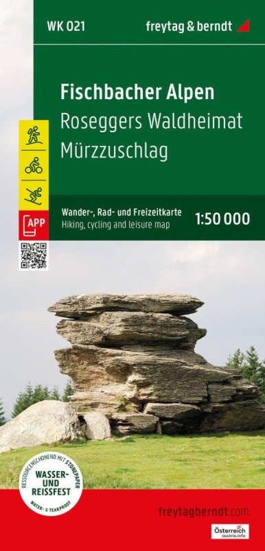 neuveden: Fischbacherské Alpy 1:50 000 / turistická, cyklistická a rekreační mapa neuveden: Fischbacherské Alpy 1:50 000 / turistická, cyklistická a rekreační mapa