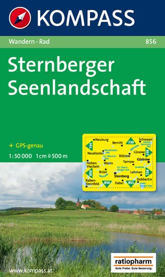 neuveden: Sternberger Seenlandschaft 856 / 1:50T NKOM neuveden: Sternberger Seenlandschaft 856 / 1:50T NKOM
