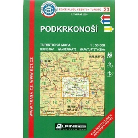 neuveden: KČT 23 Podkrkonoší 1:50 000