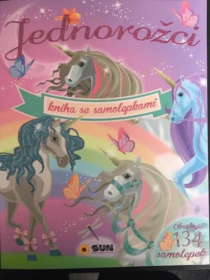 neuveden: Jednorožci - Kniha se samolepkami