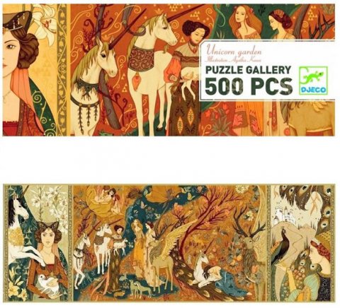 neuveden: Djeco Puzzle zahrada s jednorožcem