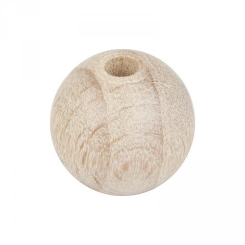 neuveden: Dřevěné korálky O 30 mm 10 ks