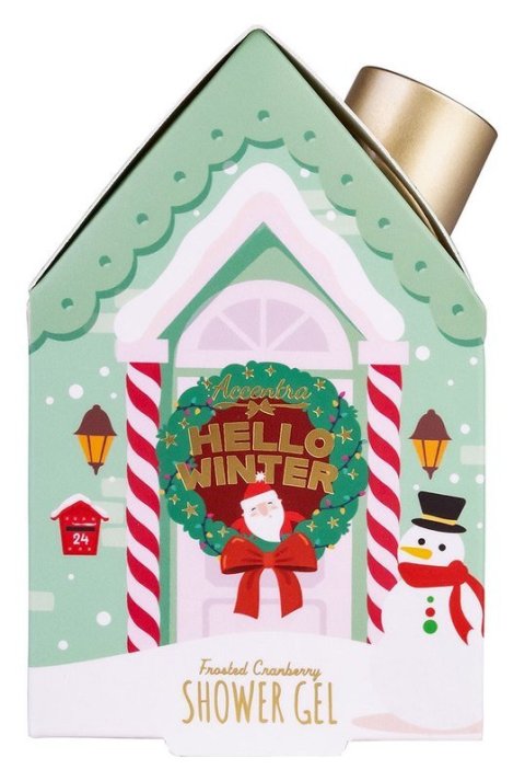: Sprchový gel Hello Winter tyrkysový Brusinka 50ml