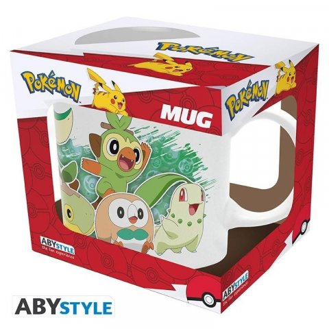 neuveden: Pokémon Hrnek keramický 320 ml - Grass Partners