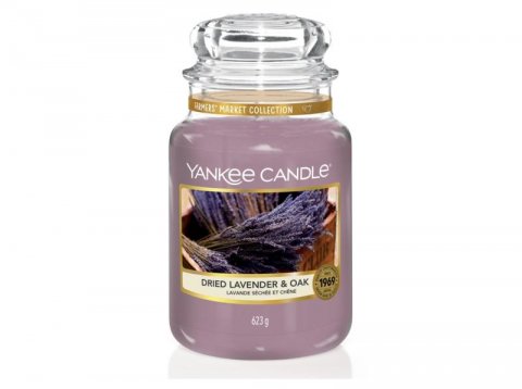 neuveden: YANKEE CANDLE Dried Lavender & Oak svíčka 623g