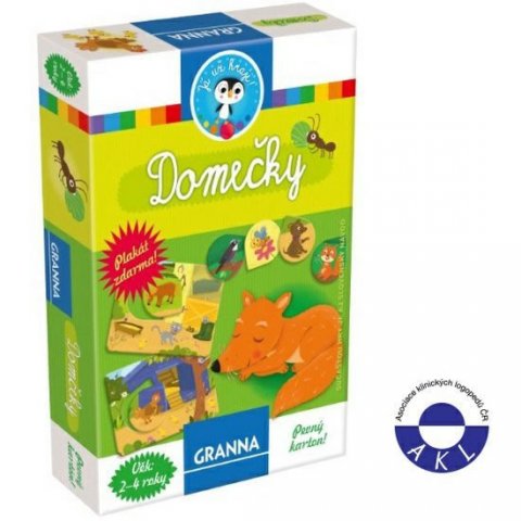 neuveden: Domečky - Já už hraji - desková hra neuveden: Domečky - Já už hraji - desková hra