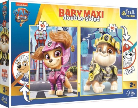 neuveden: Trefl Puzzle Baby maxi Tlapková patrola Sky a Rubble 2x10 dílků - oboustran