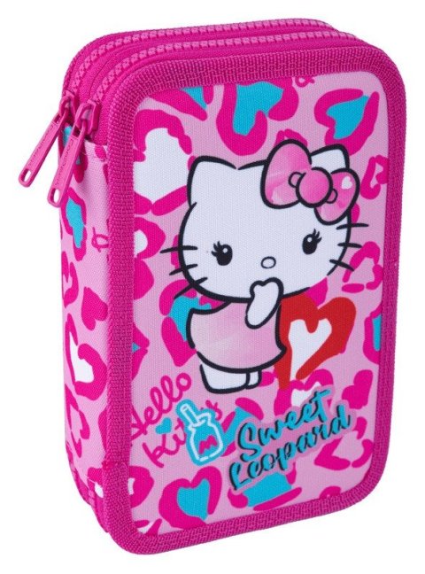 : Penál Jumper 2, Hello Kitty Pink 2, plný, PES