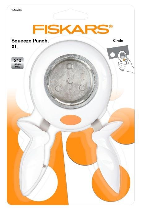 neuveden: Fiskars Ozdobná páková děrovačka XL - kruh