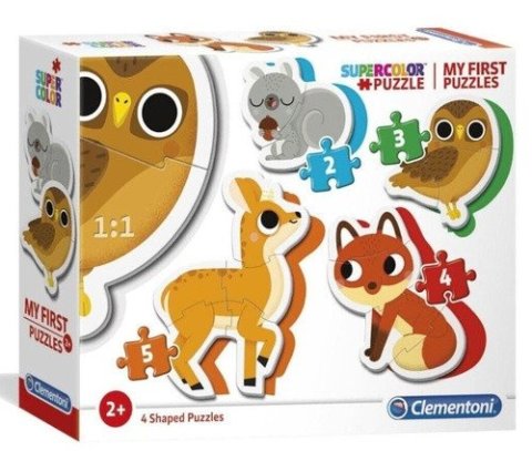 neuveden: Moje první puzzle Lesní zvířata