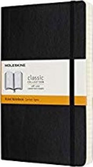 neuveden: Zápisník Moleskine Expanded - měkké desky, L, linkovaný - černý