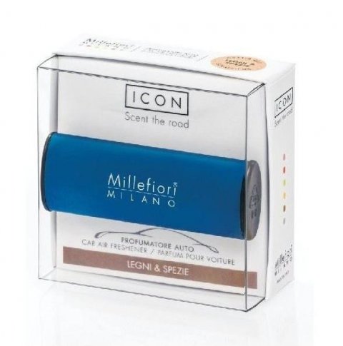 neuveden: Millefiori Milano Icon Legni & Spezie / vůně do auta Classic - modrá