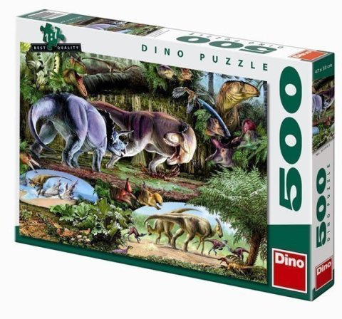 neuveden: Země Dinosaurů - puzzle 500 dílků