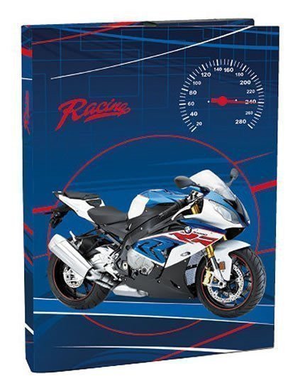 neuveden: Box na sešity A4: Speed Racing s klopou
