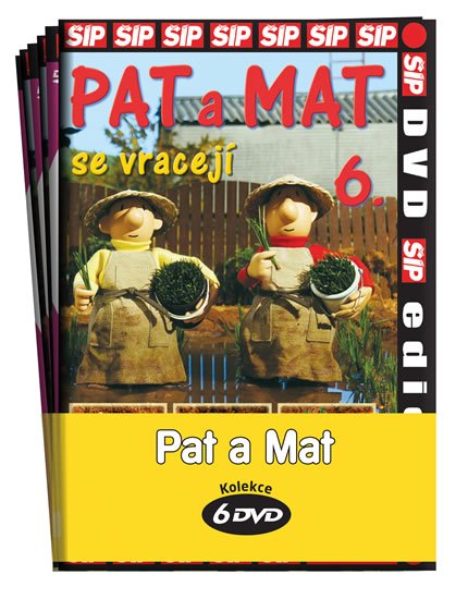 neuveden: Pat a Mat 1 - 6 / kolekce 6 DVD neuveden: Pat a Mat 1 - 6 / kolekce 6 DVD