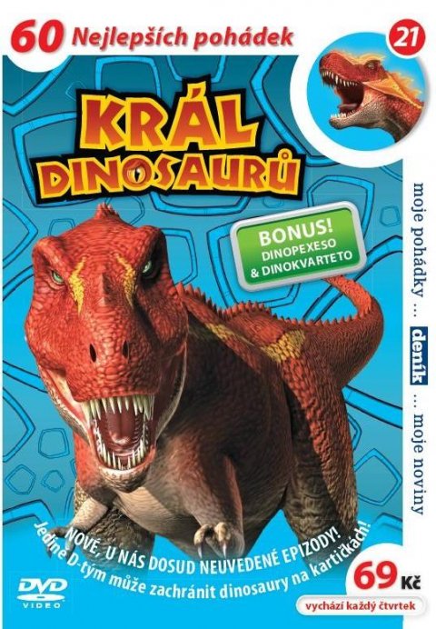 neuveden: Král dinosaurů 21 - DVD pošeta