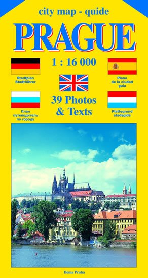 Beneš Jiří: City map - guide PRAGUE 1:16 000 (angličtina, němčina, ruština, španělština