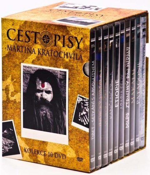 neuveden: Cestopisy Martina Kratochvíla (10 DVD)