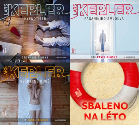 Kepler Lars: Kepler - CDmp3 (komplet Hypnotizér, Paganiniho smlouva, Svědkyně ohně)