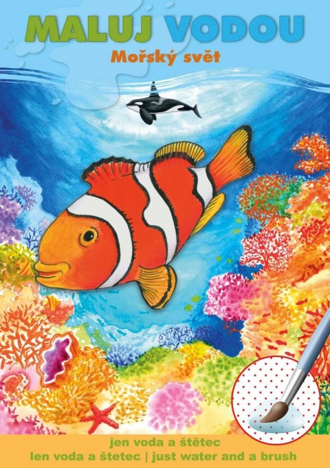 neuveden: Mořský svět - Maluj vodou A5