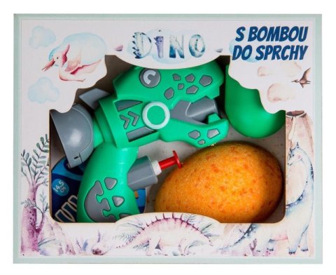 neuveden: Kosmetická sada pro děti DINO (šumivá bomba, vodní pistolka)
