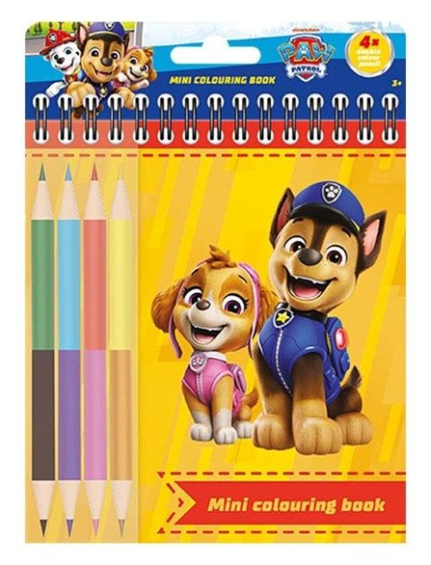 -: Tlapková Patrola - Mini omalovánky s pastelkami