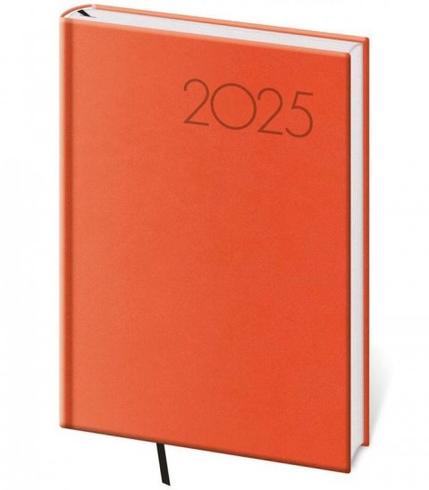 neuveden: Diář 2025 Print Pop denní A5 oranžová