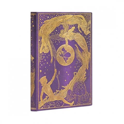 neuveden: Zápisník Paperblanks - Lang´s Fairy Books Violet Fairy, Mini / linkovaný