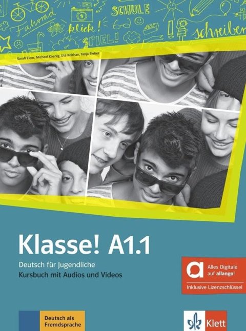 neuveden: Klasse A1.1 – Hybride Ausgabe – Kursbuch + MP3/Video allango.net + Lizenz (
