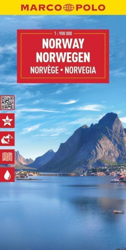 neuveden: Norsko 1:900 000 / automapa Marco Polo