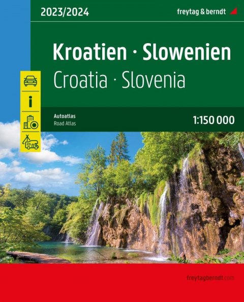 neuveden: Chorvatsko-Slovinsko 1:150 000 / autoatlas