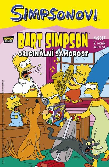 Groening Matt: Simpsonovi - Bart Simpson 4/2017 - Originální samorost Groening Matt: Simpsonovi - Bart Simpson 4/2017 - Originální samorost