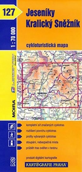 neuveden: 1: 70T(127)-Jeseníky,Kralický Sněžník (cyklomapa)