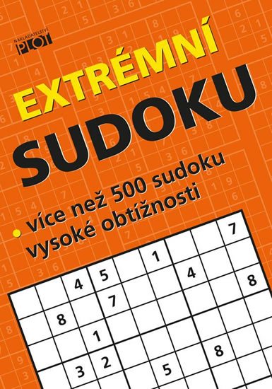 Sýkora Petr: Extrémní sudoku - Více než 500 sudoku nejvyšší obtížnosti