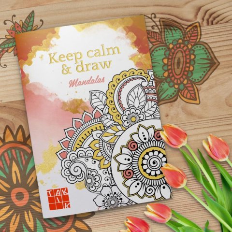 neuveden: Keep calm & draw - Mandalas (antistresové omalovánky)