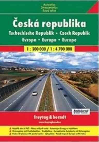 neuveden: AA Česká republika + Evropa 1:200 000 A5 spirála FB
