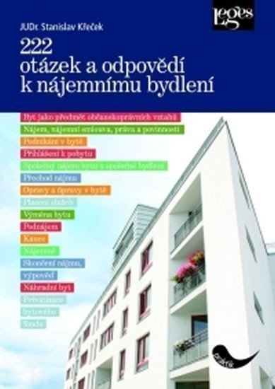 Křeček Stanislav: 222 otázek a odpovědí k nájemnímu bydlení