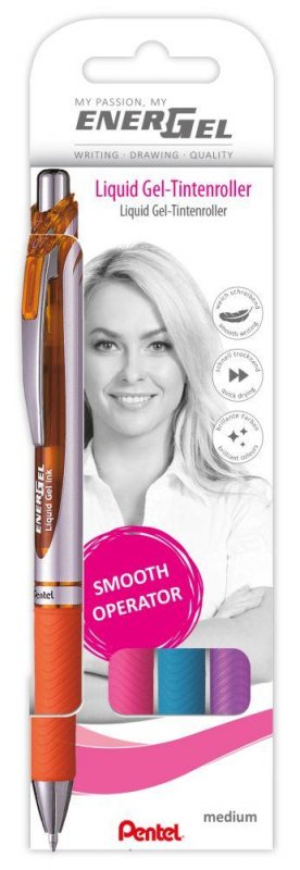 neuveden: Pero gelové Pentel EnerGel BL77 - cool barvy 0,7mm / 4ks sada