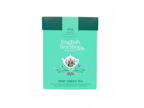 neuveden: English Tea Shop Čaj Máta se zeleným čajem, sypaný, 80g