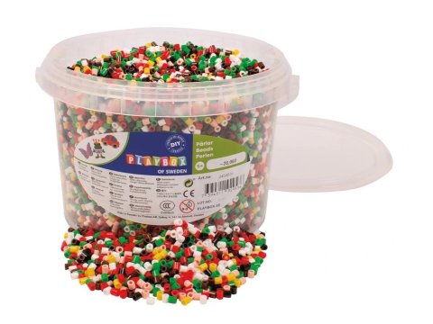 neuveden: Zažehlovací korálky v kbelíku Vánoce 20000 ks