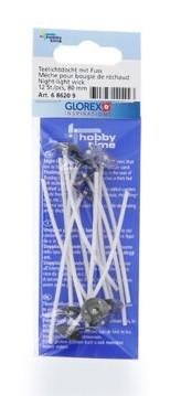 neuveden: Glorex Knoty s koncovkou 80 mm povoskované 12 ks