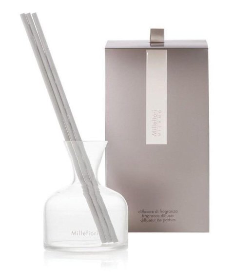 neuveden: Millefiori Milano Air Design Difuzér skleněný Váza Clear + krabička, 250ml